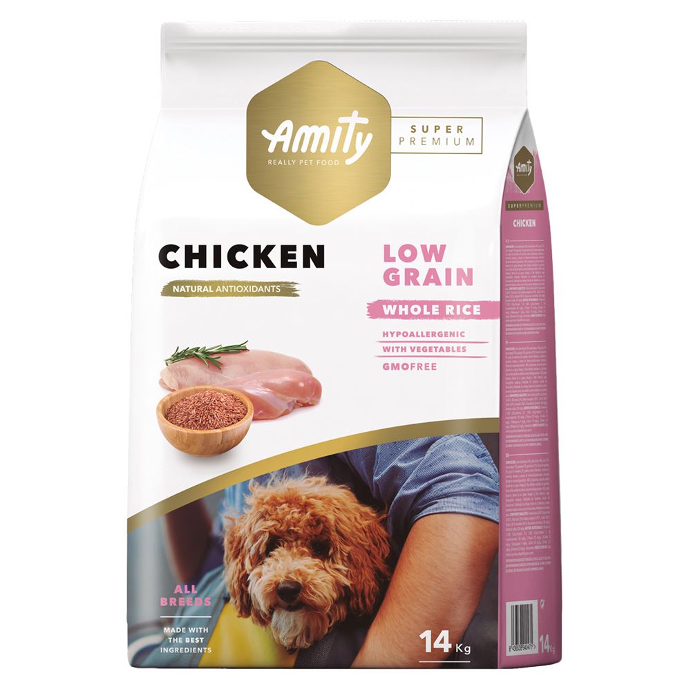 AMITY SUPER PREMIUM (LOW GRAIN) - ADULT CHICKEN
