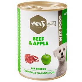 AMITY SUPER PREMIUM DOG "CARNE E MAÇÃ"