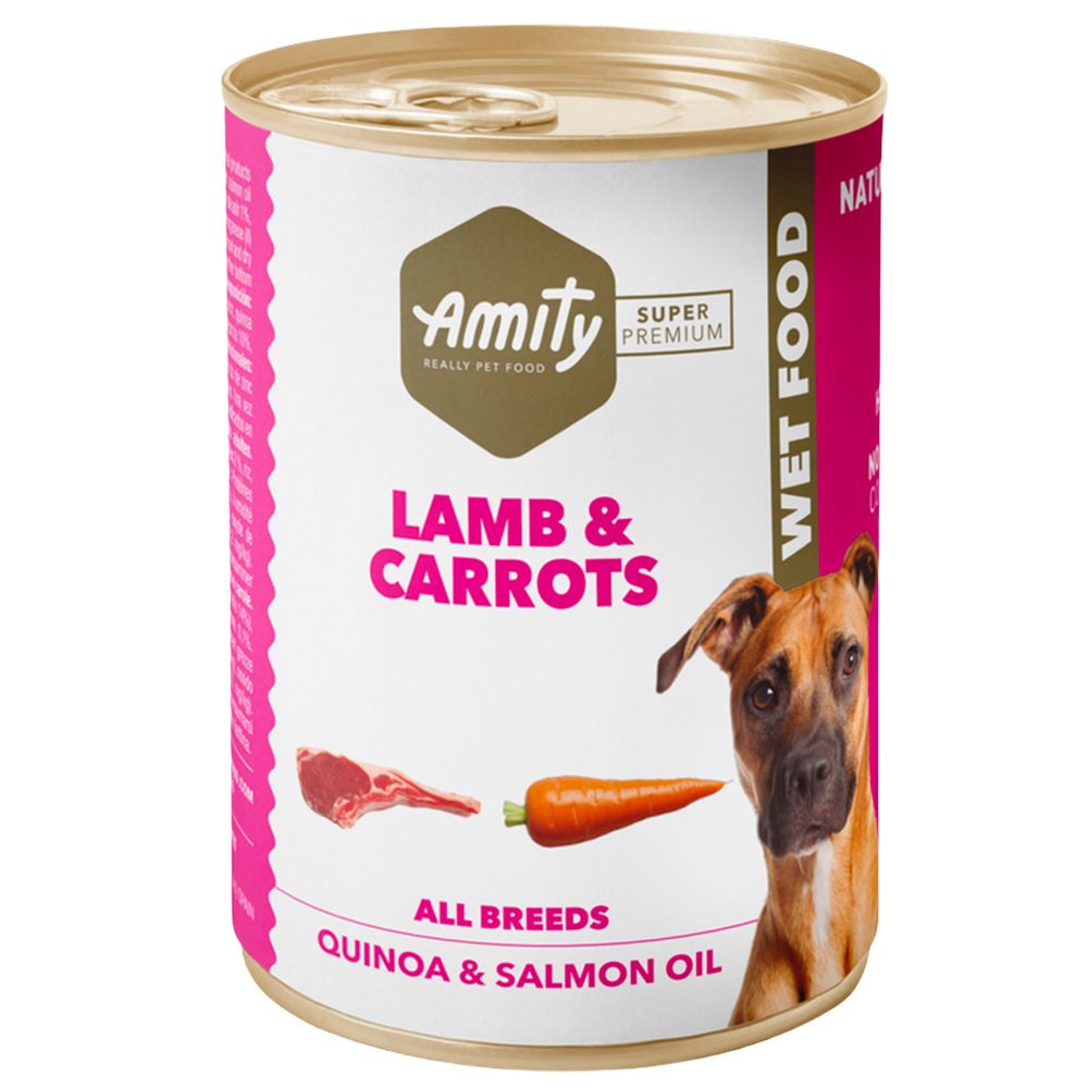 AMITY SUPER PREMIUM DOG "CORDEIRO E CENOURA"