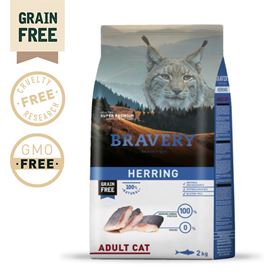BRAVERY HERRING (ARENQUE) ADULT CAT (GRAIN FREE)