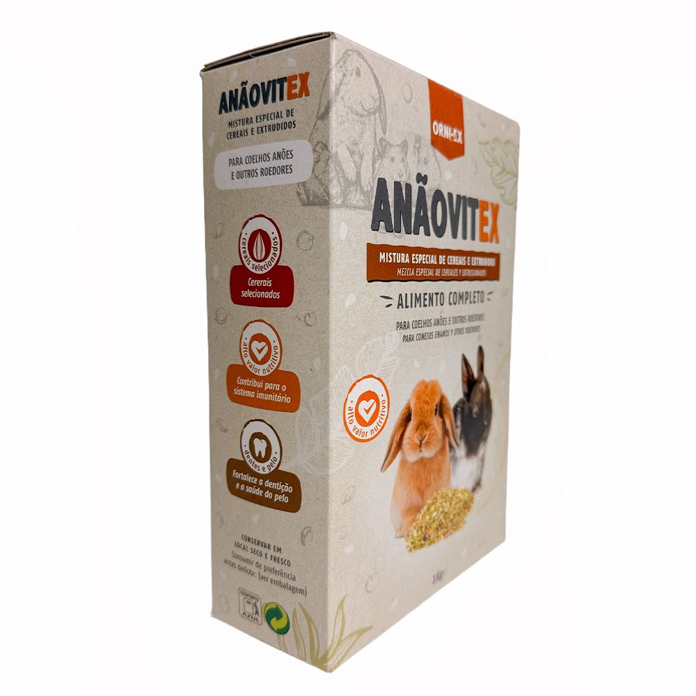 ANÃOVITEX (MISTURA PARA COELHOS ANÕES)