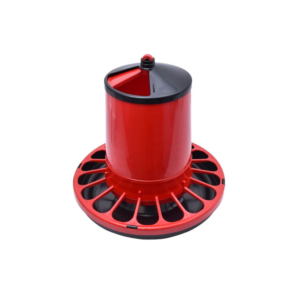 COMEDOURO TREMONHA COM GRELHA E TAMPA PARA GALINHAS