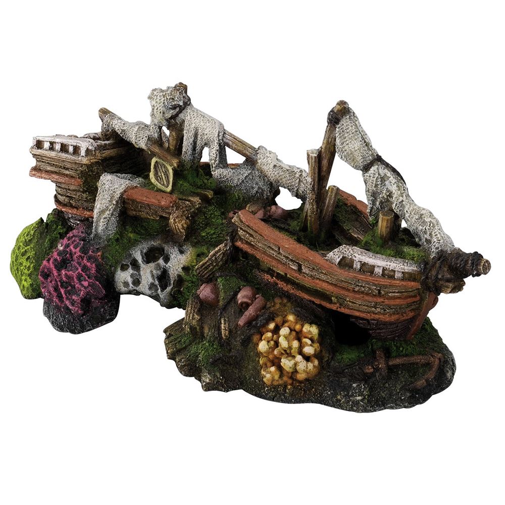 DECORAÇÃO PARA AQUÁRIO - GALEÃO NAUFRAGADO