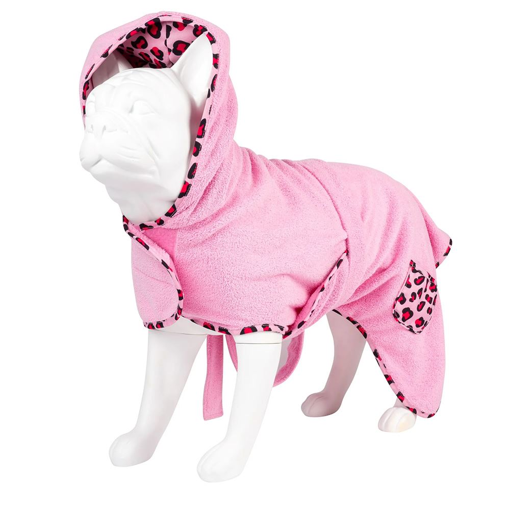 MAX & MOLLY - ROUPÃO PARA BANHO "LEOPARD PINK"