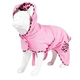 MAX & MOLLY - ROUPÃO PARA BANHO "LEOPARD PINK"