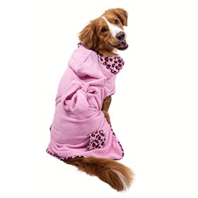 MAX & MOLLY - ROUPÃO PARA BANHO "LEOPARD PINK"