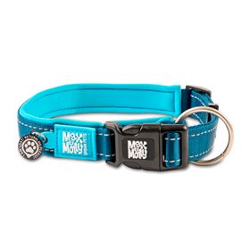 MAX & MOLLY - COLEIRA COM ID TAG "MATRIX SKY BLUE"