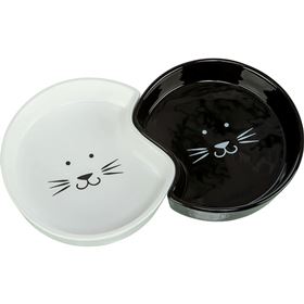 GAMELA RASA EM CERÂMICA "YIN & YAN" PARA GATOS