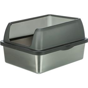 TOILETE "NIRO" EM INOX PARA GATOS