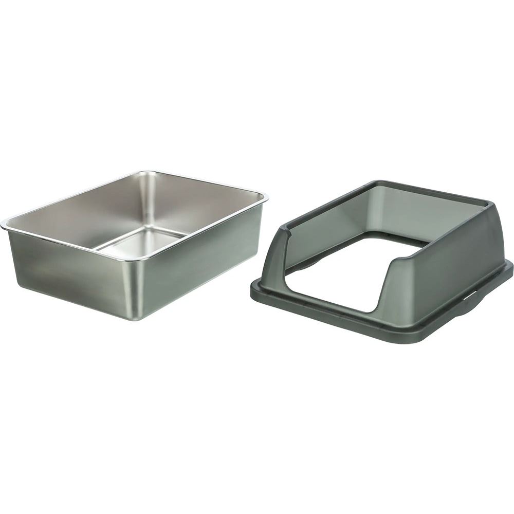 TOILETE "NIRO" EM INOX PARA GATOS