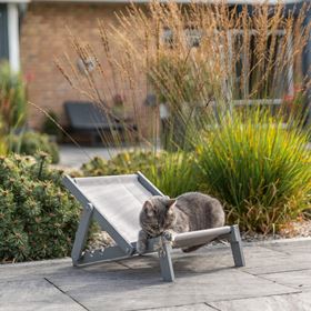 ESPREGUIÇADEIRA EM MADEIRA PARA GATOS