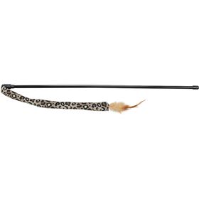 BASTÃO EM PLÁSTICO COM TIRA EM PELÚCIA E CATNIP