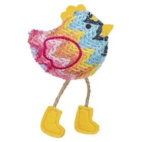 GALINHA EM POLIÉSTER COM CATNIP