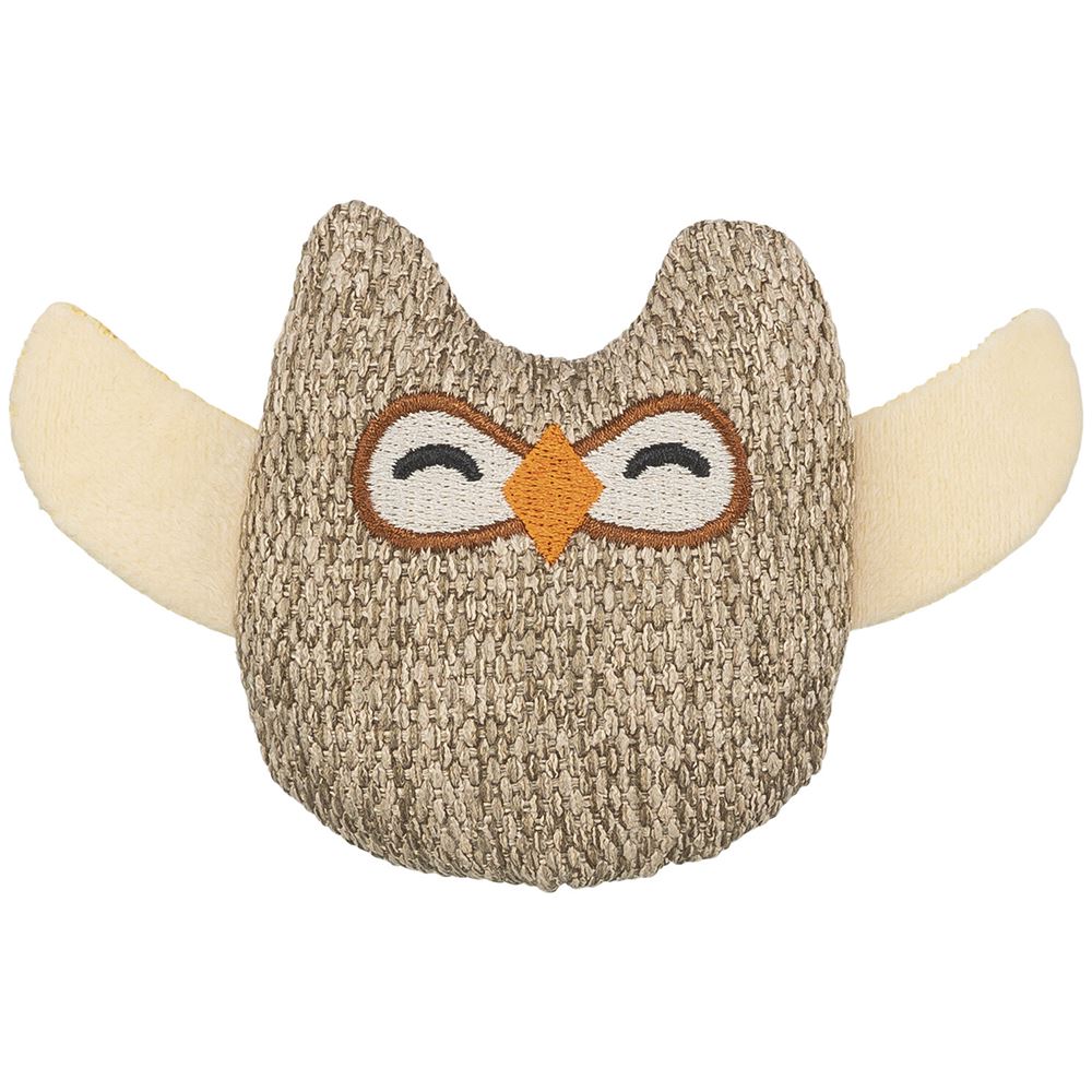 CORUJA EM PELÚCIA COM CATNIP