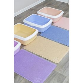 TAPETE EM PVC PARA WC DE GATOS