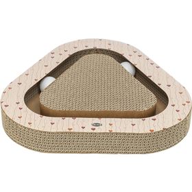 ARRANHADOR TRIANGULAR EM CARTÃO "VALENTINE" COM BOLAS